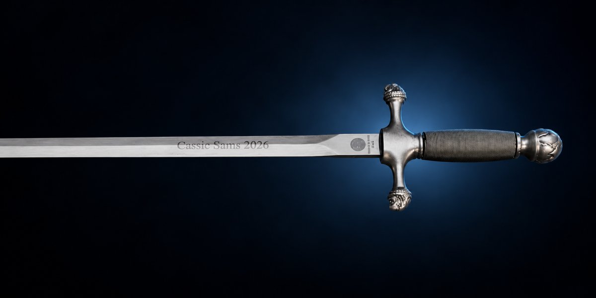 The official USAFA cadet saber each cadet will receive
